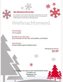 Weihnachtsmenü 2025