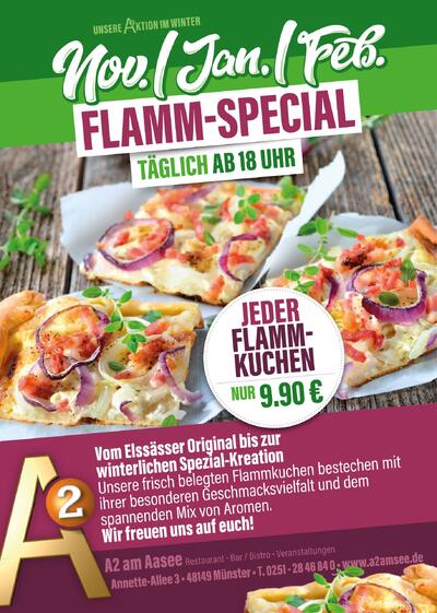 FLAMMKUCHEN Aktion im Winter